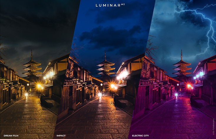 Bild Luminar AI kann Fotos in Sekunden eine andere Atmosphäre
verleihen. [Foto: Skylum]