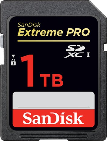 Bild Noch ist die SanDisk 1 TB Extreme Pro SD Card ein Prototyp. [Foto: SanDisk]