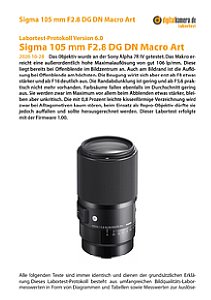 Sigma 105 mm F2.8 DG DN Macro Art mit Sony Alpha 7R IV Labortest, Seite 1 [Foto: MediaNord]