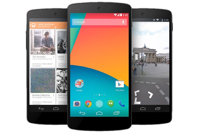 Bild Das Google Nexus 5 ist gut ausgestattet, unter anderem mit einem Quadcore-Prozessor und hoch auflösendem Display. [Foto: Google]