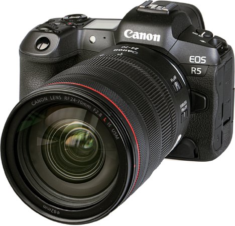 Bild Die spiegellose Vollformatkamera Canon EOS R5 beeindruckt trotz ihrer hohen Auflösung mit einer schnellen Serienbildgeschwindigkeit und einer 8K-Videofunktion. [Foto: MediaNord]