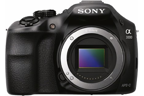 Bild Bei der Sony Alpha 3000 handelt es sich um eine spiegellose Systemkamera mit dem E-Mount, der auch im NEX-System zum Einsatz kommt. [Foto: Sony]