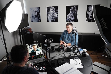 Produktion des Videos zur Nikon-Einsteigerschulung mit Ernst Ulrich 'Uli' Soja. [Foto: MediaNord]