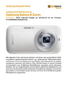 Samsung Galaxy K Zoom Labortest, Seite 1 [Foto: MediaNord]