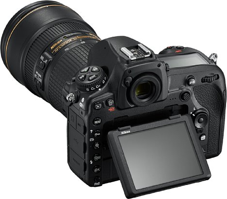 Bild Mit dem neigbaren Touchscreen und einer ultrafeinen Auflösung von 2,36 Millionen Bildpunkten ist Nikon bei der D850 auf der Höhe der Zeit. [Foto: Nikon]