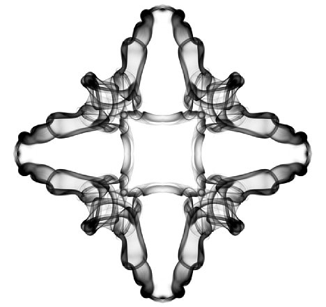 Bild Mit verschiedenen Ebenenkopien und Spiegelungen lassen sich auch komplexe Kaleidoskop-Stile erzeugen. [Foto: MediaNord]