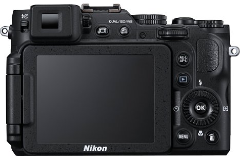 Bild Größte Neuerung der Nikon Coolpix P7800: Der elektronische Sucher. Er löst 921.000 Bildpunkte (VGA) auf. [Foto: Nikon]