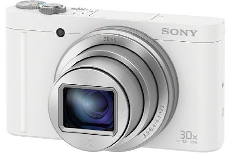 Bild Die Sony Cyber-shot DSC-WX500 verfügt über dasselbe optische 30-fach-Zoom von 25 bis 750 Millimeter wie die HX90 und HX90V, auch der Bildstabilisator fehlt nicht. [Foto: Sony]