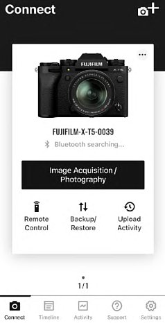 Bild Fujifilm X-App. [Foto: Fujifilm]