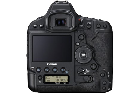 Bild Auf der Rückseite besitzt die Canon EOS-1D X Mark II einen 3,2 Zoll großen Touchscreen mit einer hohen Auflösung von 1,62 Millionen Bildpunkten. [Foto: Canon]
