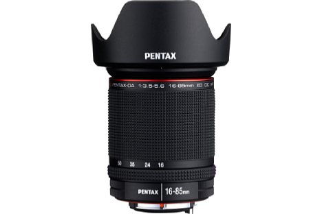 Bild Das Pentax-DA 16-85 mm ist speziell für die Pentax-Kameras der K-Serie konzipiert. [Foto: Pentax]