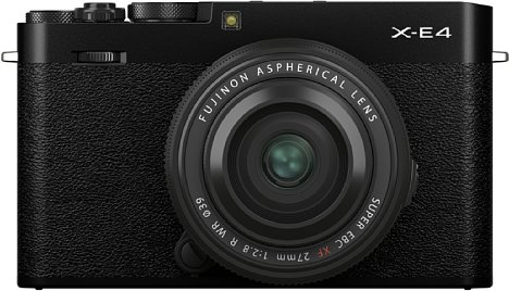 Bild 899 Euro soll die Fujifilm X-E4 kosten und ist wahlweise in Schwarz oder Silber auch mit dem überarbeiteten Pancake XF 27 mm F2.8 R WR erhältlich. [Foto: Fujifilm]