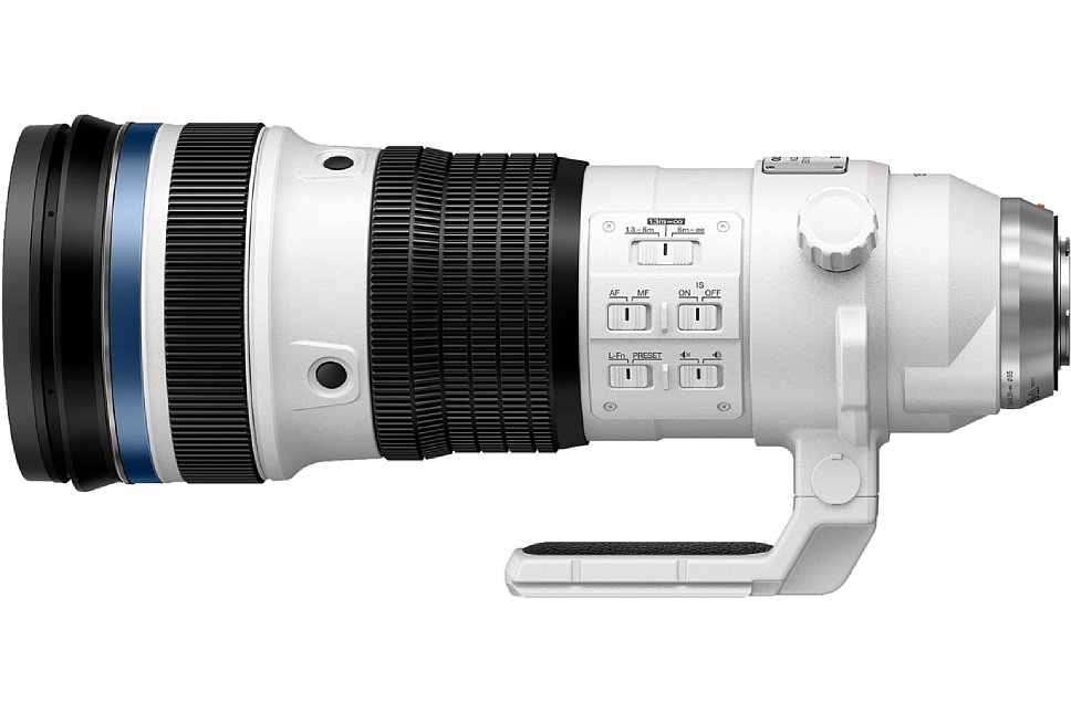Bild Das Olympus 150-400 mm 4.5 ED TC1.25x IS Pro bietet zahlreiche Bedienelemente, darunter einen Fokus-Limiter und einen Fokus-Speicher. [Foto: Olympus]