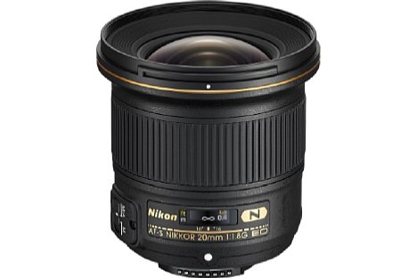 Bild Das Nikon AF-S 20 mm 1,8 G ED ist ein lichtstarkes Weitwinkel für Vollformat, funktioniert aber auch an DX-Kameras, wo es einem 30mm-Kleinbildobjkektiv entspricht. [Foto: Nikon]