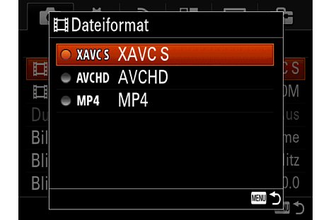 Bild Die Sony Alpha 7 II zeichnet Filme auch im Format XAVC-S mit bis zu 50 Mb/s auf. [Foto: Martin Vieten]
