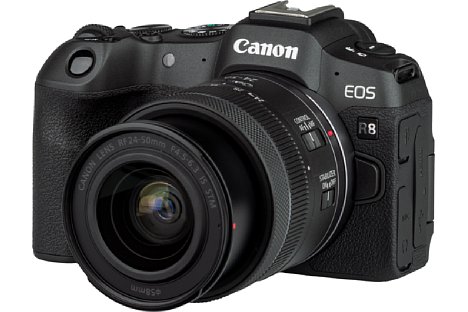 Bild Canon EOS R8 mit RF 24-50 mm. [Foto: MediaNord]