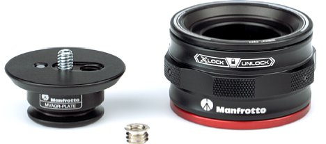 Bild Manfrotto Move Quick Release System (MVAQR) - Lieferumfang. [Foto: MediaNord]