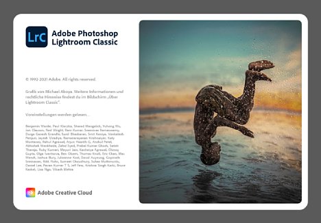 Bild Startbildschirm von Adobe Lightroom Classic Version 11. [Foto: Adobe, Screenshot: MediaNord]