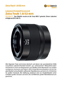 Zeiss Touit 1.8/32 mm mit Sony NEX-7 Labortest, Seite 1 [Foto: MediaNord]