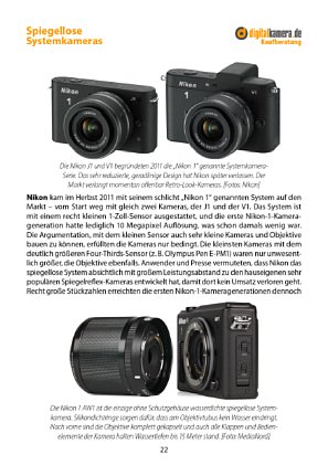 Bild digitalkamera.de-Kaufberatung "Spiegellose Systemkameras", Kapitel "Geschichte der Spiegellosen Systemkameras". [Foto: MediaNord]
