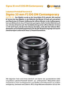 Sigma 35 mm F2 DG DN Contemporary mit Sony Alpha 7R III Labortest, Seite 1 [Foto: MediaNord]