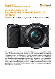 Sony NEX-5T mit E 16-50 mm 3.5-5.6 OSS PZ (SEL-P1650) Labortest, Seite 1 [Foto: MediaNord]