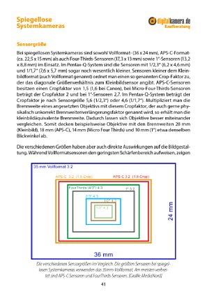 Bild digitalkamera.de-Kaufberatung "Spiegellose Systemkameras", Kapitel "Worauf beim Kauf achten?". [Foto: MediaNord]