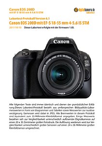 Canon EOS 200D mit EF-S 18-55 mm 4-5.6 IS STM Labortest, Seite 1 [Foto: MediaNord]