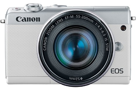 Bild Wer gerne mehr zoomen möchte, erhält die Canon EOS M100 im Set mit dem EF-M 15-45 mm IS STM und EF-M 55-200 mm IS STM zu einem Preis von knapp 830 Euro. [Foto: Canon]