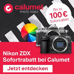 Bild Nikon Z Kameras mit DX-Sensor jetzt mit bis zu 100 € Sofortrabatt bei Calumet. [Foto: Calumet]