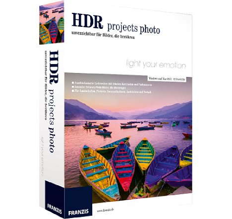 Bild Die Ausstattung von HDR Projects Photo bietet alle notwendigen Funktionen, die ein ambitionierter HDR-Fotograf benötigt. [Foto: Franzis Verlag]