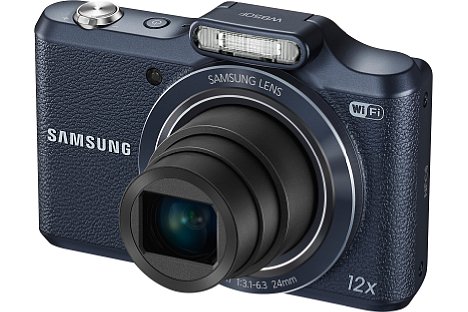 Bild Die Samsung WB50F kommt im Retro-Design und besitzt einen 16-Megapixel-CCD sowie ein optisches Zwölffachzoom. [Foto: Samsung]