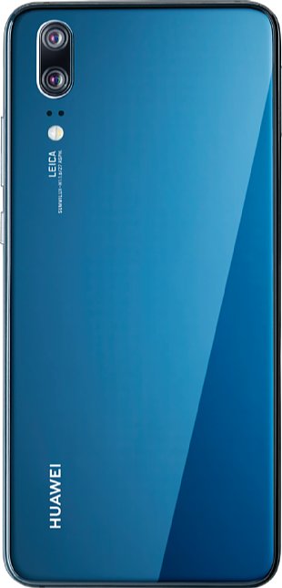 Bild Auch der Akku des Huawei P20, hier in Blau, ist mit 3400 mAh etwas kleiner. [Foto: Huawei]