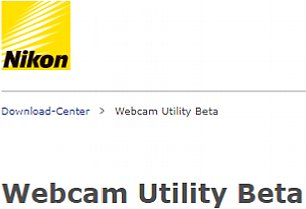 Bild Nikon Webcam Utility Beta [Foto: MediaNord]