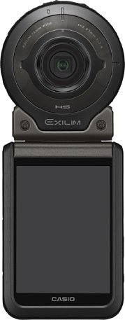 Bild Die Casio Exilim EX-FR100 ist in drei Farben erhältlich, hier gezeigt in Schwarz. [Foto: Casio]