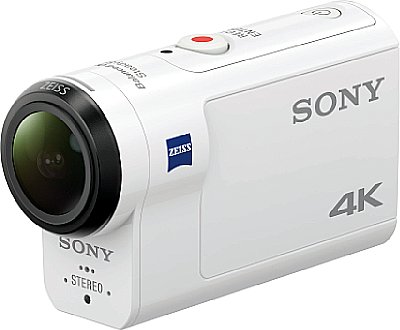 Die 4K-Actioncam FDR-X3000R von Sony besitzt ein verbessertes Zeiss Tessar Objektiv mit 17 Millimetern Brennweite. [Sony]