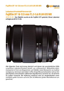 Fujifilm XF 18-135 mm F3.5-5.6 R LM OIS WR mit X-T1 Labortest, Seite 1 [Foto: MediaNord]