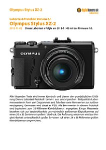 Olympus Stylus XZ-2 Labortest, Seite 1 [Foto: MediaNord]