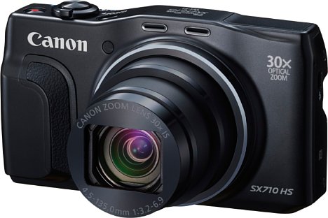 Bild Die Canon PowerShot SX710 HS bietet ein optisches 30-fach-Zoom von umgerechnet 25 bis 750 Millimeter Brennweite. [Foto: Canon]
