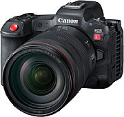 Auf den ersten Blick sieht die Canon EOS R5 C fast genauso aus wie die EOS R5. Technisch ist sie dieser auch sehr ähnlich, besitzt aber einige Optimierungen für Videoaufnahmen. [Foto: Canon]