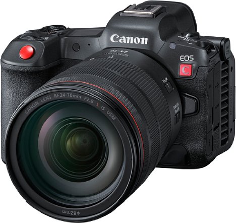 Bild Auf den ersten Blick sieht die Canon EOS R5 C fast genauso aus wie die EOS R5. Technisch ist sie dieser auch sehr ähnlich, besitzt aber einige Optimierungen für Videoaufnahmen. [Foto: Canon]