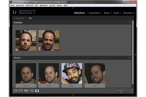 Bild Lightroom erkennt jetzt Gesichter auf Fotos und kann die Aufnahmen entsprechend verschlagworten. [Foto: Martin Vieten]