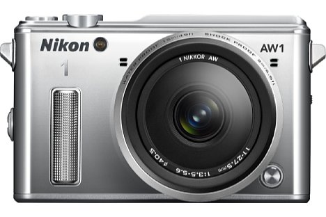 Bild Die Nikon Nikon 1 AW1 soll nicht nur in Schwarz, sondern auch in Silber und Weiß angeboten werden. [Foto: Nikon]