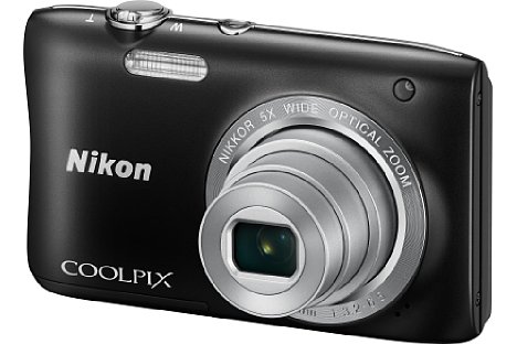 Bild Die Nikon Coolpix S2900 gibt es auch in schlichtem Schwarz. Eine Schwenkpanoramafunktion erlaubt auf einfachste Weise Panoramaaufnahmen. [Foto: Nikon]