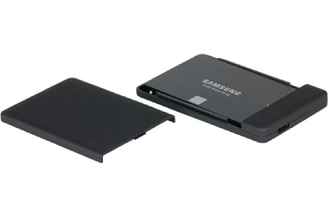 Bild Zunächst kommt die SSD ins externe USB-3.0-Gehäuse. [Foto: MediaNord]