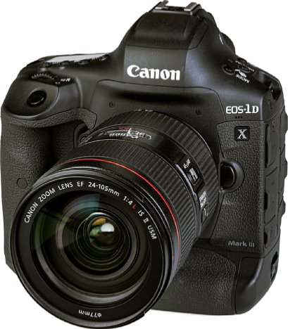 Bild Canon EOS-1D X Mark III mit 24-105 mm 4L IS II USM. [Foto: MediaNord]