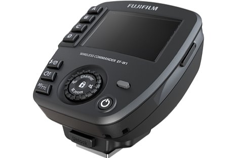 Bild Auch einen passenden Funkauslöser bietet Fujifilm mit dem EF-W1 an. [Foto: Fujifilm]
