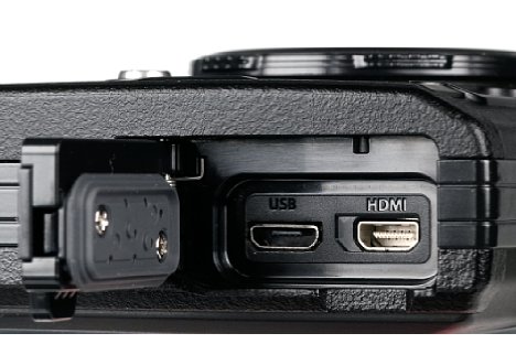 Bild Neben der WLAN-Verbindung kann die Tough TG-5 auch per HDMI an ein TV-Gerät und per USB an einen Computer angeschlossen werden. [Foto: MediaNord]