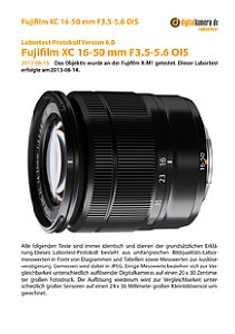 Fujifilm XC 16-50 mm F3.5-5.6 OIS mit X-M1 Labortest, Seite 1 [Foto: MediaNord]