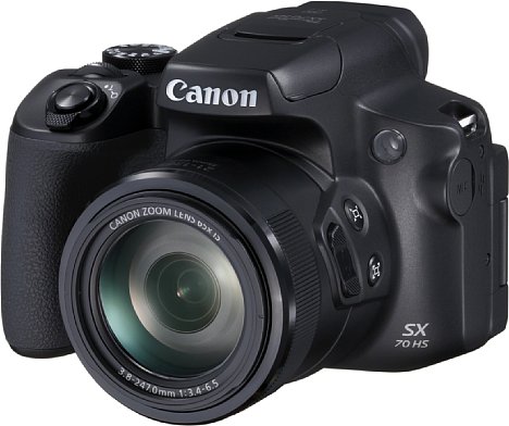 Bild Die Canon PowerShot SX70 HS bietet ein optisches 65-fach-Zoom von 21 bis 1.365 Millimeter. [Foto: Canon]